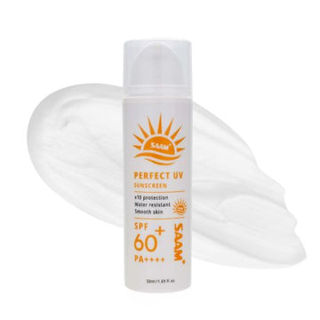 Saam perfect uv sunscreen broad spectrum spf60 plus pa ++++