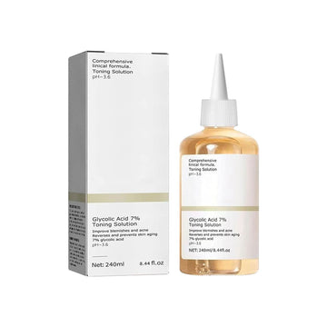Glycolic Acid 7% Exfoliating Toner, Skin Brightening and Smoothing, 240ml