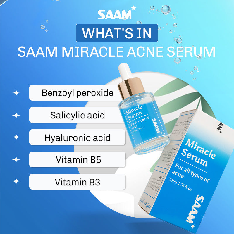 Saam miracle acne serum clear stubborn all acne