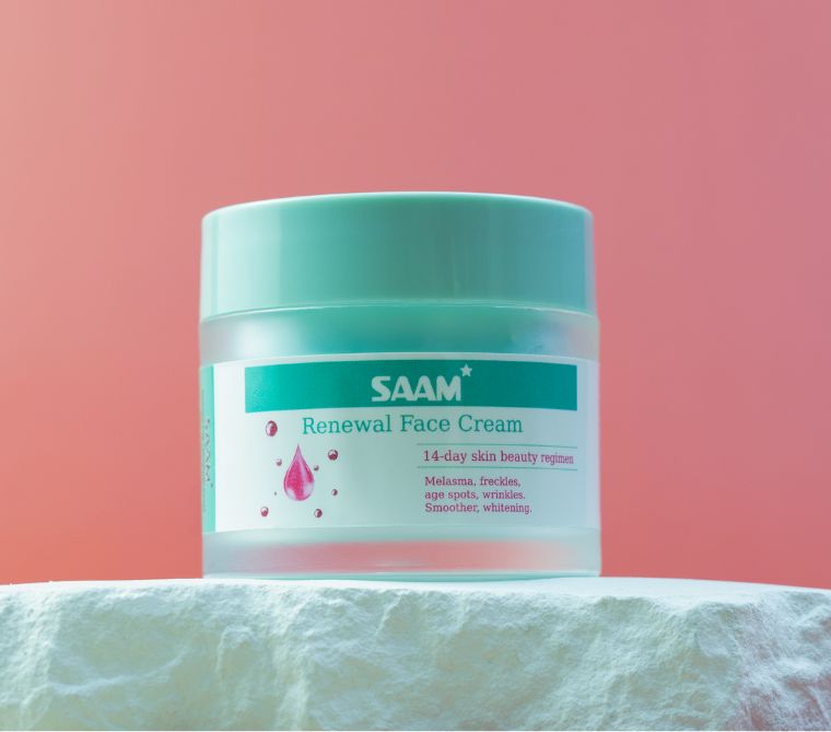 Saam renewal face cream for hyperpigmentation removal in 3 weeks