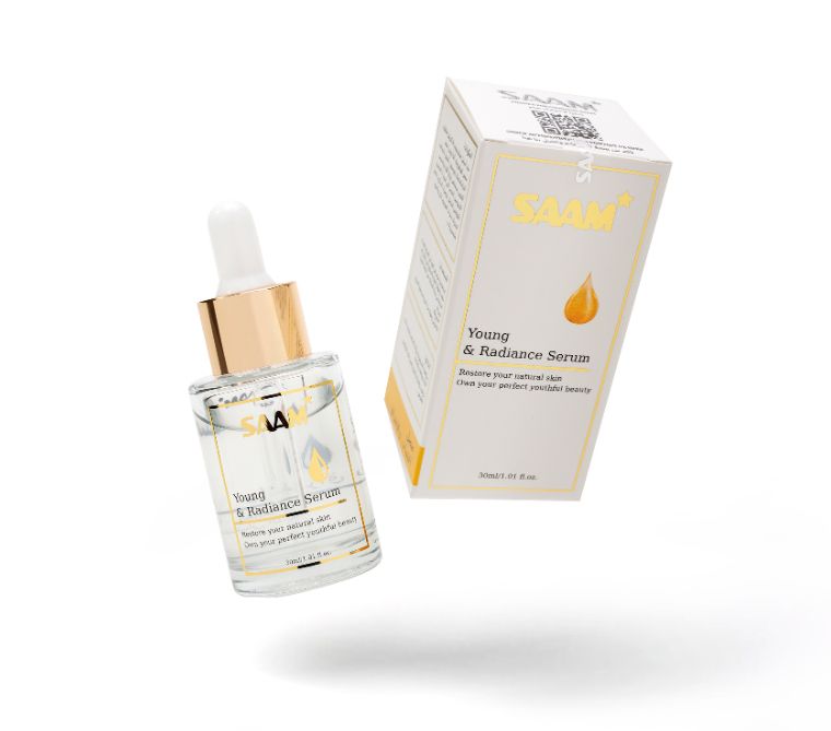Saam young serum rejuvenate skin with radiant hydration